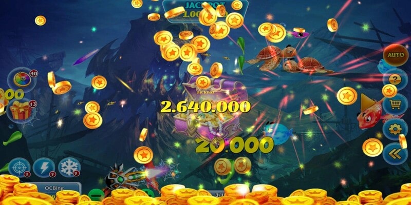 Bạn sẽ phải choáng ngợp bởi giao diện sảnh game bắn cá 30